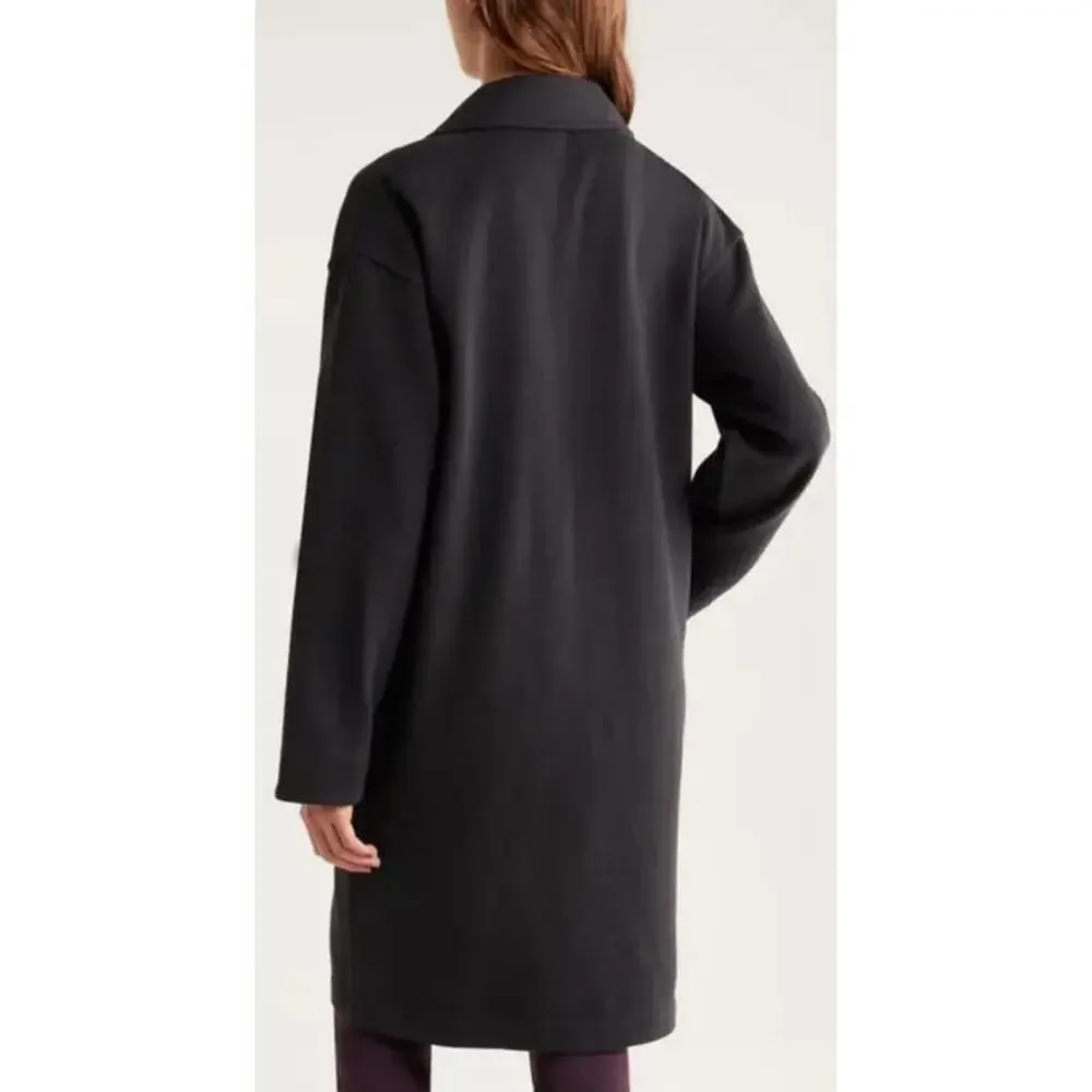 New Zella Cloud Fleece Longline Blazer  In Black Size M $99 - Picture 3 of 11